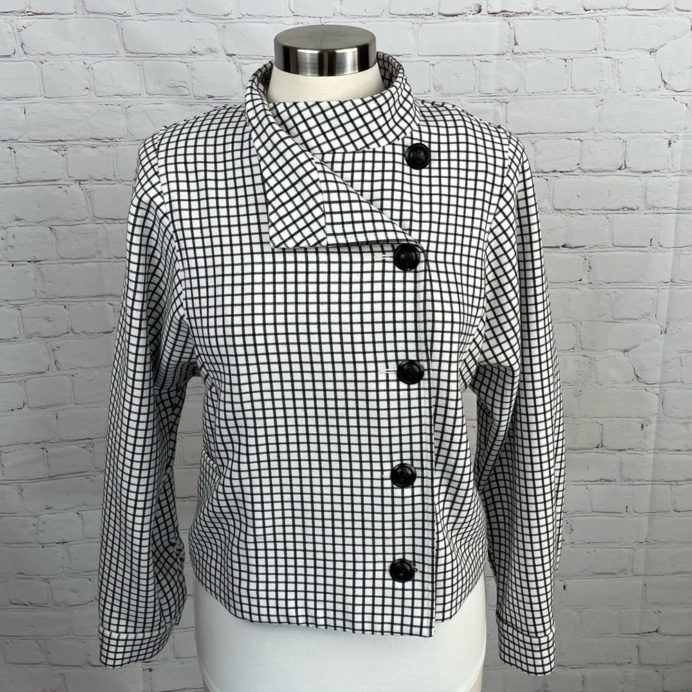 Cabi Osaka Nights Windowpane Ponte Blazer 3173 Women’s Medium
